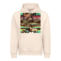 Sandshell horses seamless pattern Urban Hoodie - BundleAndBundleShop
