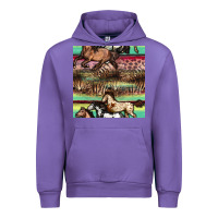 Tulip horses seamless pattern Urban Hoodie - BundleAndBundleShop