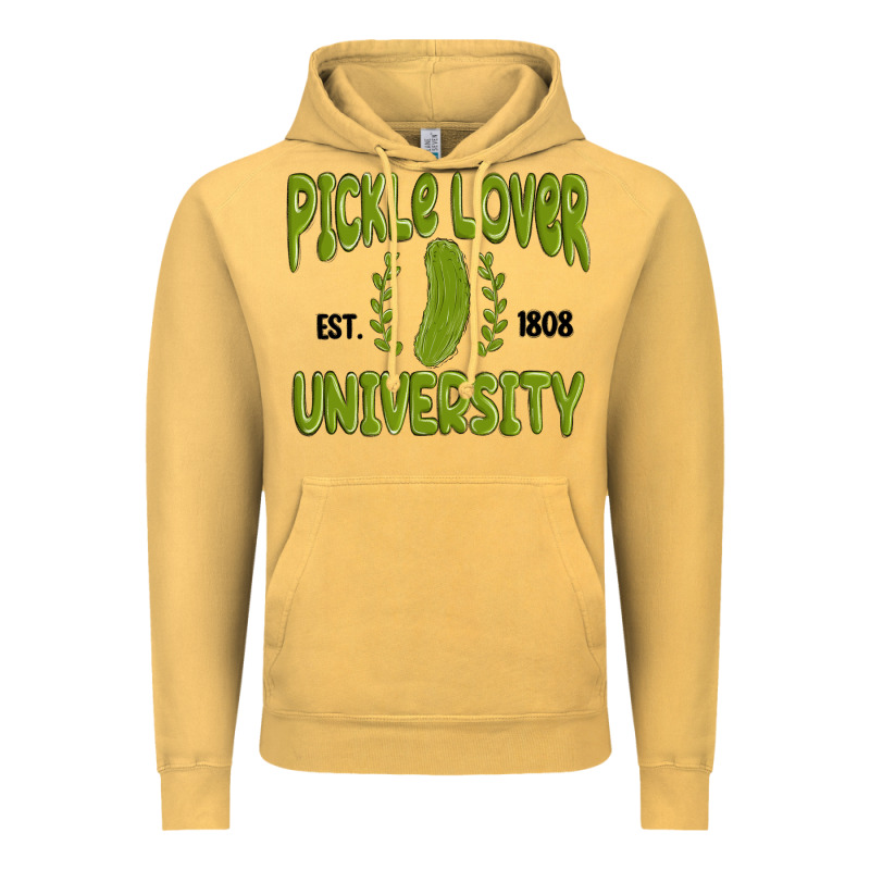 Pickle Lover University Vintage Hoodie by MaliasSmallBusiness | Teevron