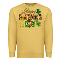 Antique Gold Happy St. Patrick's Day Premium Sweatshirt - HowdyJamesFarm