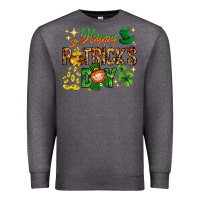 Charcoal Heather Happy St. Patrick's Day Premium Sweatshirt - HowdyJamesFarm