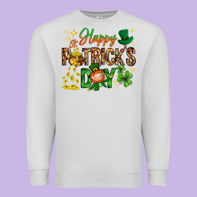 Happy St. Patrick's Day Premium Sweatshirt Designed By Howdyjamesfarm