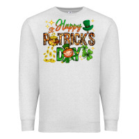 Oatmeal Heather Happy St. Patrick's Day Premium Sweatshirt - HowdyJamesFarm