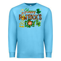 Ocean Blue Happy St. Patrick's Day Premium Sweatshirt - HowdyJamesFarm