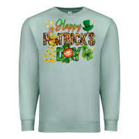 Seafoam Happy St. Patrick's Day Premium Sweatshirt - HowdyJamesFarm
