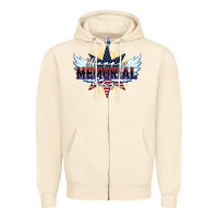 Sandshell happy memorial day Zipper Hoodie - HowdyJamesFarm