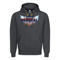 Smoke happy memorial day Zipper Hoodie - HowdyJamesFarm