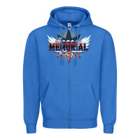 True Royal happy memorial day Zipper Hoodie - HowdyJamesFarm