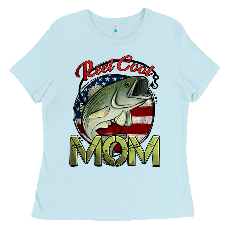 Reel Cool Mom Fishing Ladies Tee by Jasminsmagicworld | Teevron