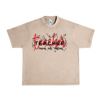 French Oak christmas teacher Urban Heavy Tee - MaliasSmallBusiness
