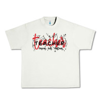Pistachio christmas teacher Urban Heavy Tee - MaliasSmallBusiness