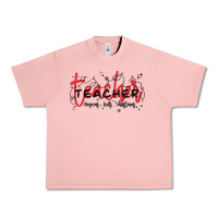 Salmon christmas teacher Urban Heavy Tee - MaliasSmallBusiness