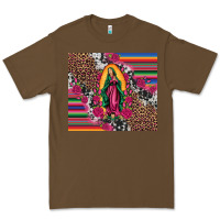 Cacao our lady of guadalupe serape background tumbler Premium Tee - Artiststas