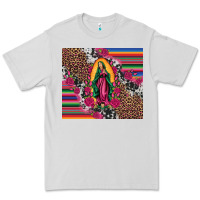 Our Lady Of Guadalupe Serape Background Tumbler Premium Tee | Teevron