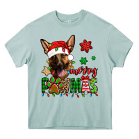 Arona merry pawmas christmas german shepherd Heavy Core Tee - Jasminsmagicworld