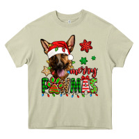 Mossy merry pawmas christmas german shepherd Heavy Core Tee - Jasminsmagicworld