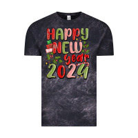 Cloud Black happy new year 2024 Vintage Tee - MaliasSmallBusiness