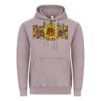 Vintage Zinc western mom with sunflower Vintage Hoodie - NancyCooperArtShop