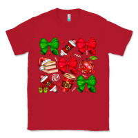 Red Christmas teacher Classic Tee - CowhideDigitalArt