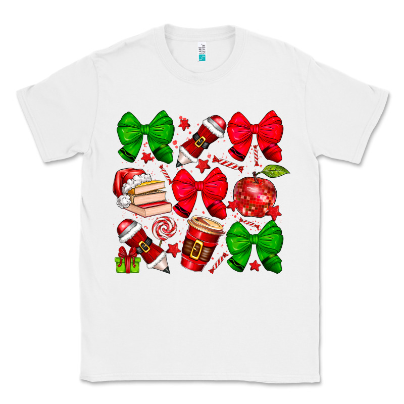 Christmas Teacher Classic Tee by CowhideDigitalArt | Teevron