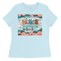 Baby Blue nurse in progress tumbler Ladies Tee - BundleAndBundleShop