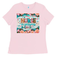 Bubblegum Pink nurse in progress tumbler Ladies Tee - BundleAndBundleShop