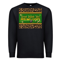 Black Dead inside but feeling lucky 20oz skinny tumbler Premium Sweatshirt - HowdyJamesFarm