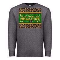 Charcoal Heather Dead inside but feeling lucky 20oz skinny tumbler Premium Sweatshirt - HowdyJamesFarm