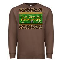Chestnut Dead inside but feeling lucky 20oz skinny tumbler Premium Sweatshirt - HowdyJamesFarm