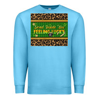 Ocean Blue Dead inside but feeling lucky 20oz skinny tumbler Premium Sweatshirt - HowdyJamesFarm
