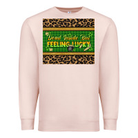 Pale Pink Dead inside but feeling lucky 20oz skinny tumbler Premium Sweatshirt - HowdyJamesFarm