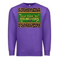 Purple Dead inside but feeling lucky 20oz skinny tumbler Premium Sweatshirt - HowdyJamesFarm