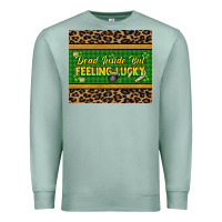 Seafoam Dead inside but feeling lucky 20oz skinny tumbler Premium Sweatshirt - HowdyJamesFarm