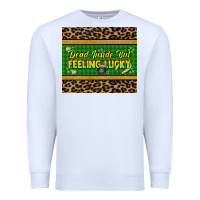 White Dead inside but feeling lucky 20oz skinny tumbler Premium Sweatshirt - HowdyJamesFarm