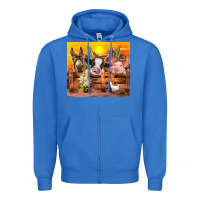 True Royal farm animal Zipper Hoodie - TumblerDesignByShophia