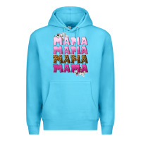 Ocean Blue Mama Mama Mama Mama Mother's Day Premium Hoodie - CowGirlArtShop