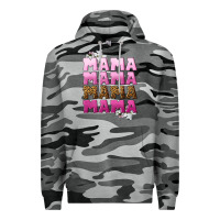 Slate Camo Mama Mama Mama Mama Mother's Day Premium Hoodie - CowGirlArtShop