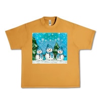 Peanut Butter snowman Urban Heavy Tee - MaliasSmallBusiness