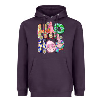 Plum Hop hop Easter gnomies Easter Day Heavyweight Hoodie - CowGirlArtShop