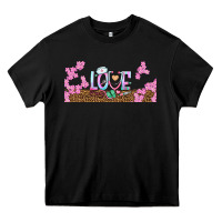 Black watercolor love nurse libbey glass Heavy Core Tee - BundleAndBundleShop