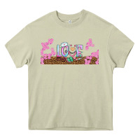 Mossy watercolor love nurse libbey glass Heavy Core Tee - BundleAndBundleShop