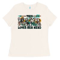 Bone this mama loves her herd goats Ladies Tee - Jasminsmagicworld