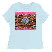 Baby Blue super nurse tumbler Ladies Tee - BundleAndBundleShop