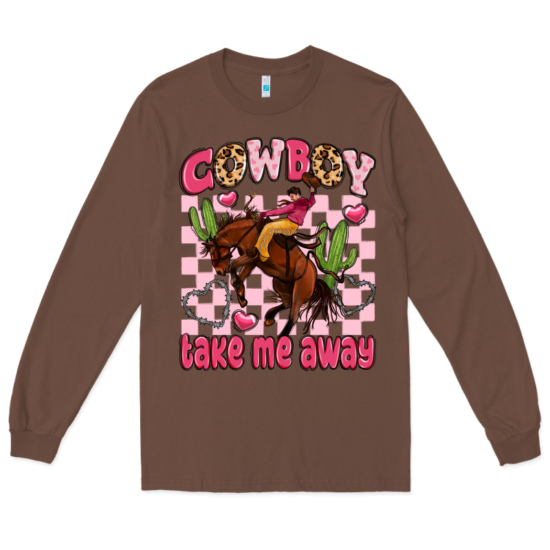 Cowboy Take Me Away Long Sleeve Tee by LillyAllenDesigns | Teevron