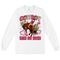 White cowboy take me away Long Sleeve Tee - LillyAllenDesigns