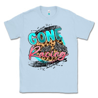 Dusty Blue gone racing Classic Tee - MaliasSmallBusiness