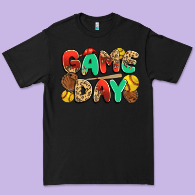 Game Day Softball Premium Tee Designed By Jahusdesignshop