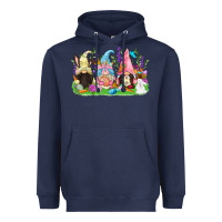 Navy Easter gnomes Easter Day Heavyweight Hoodie - CowGirlArtShop