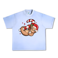 Grape Ice cute christmas sloth Urban Heavy Tee - MaliasSmallBusiness