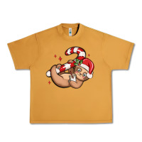 Peanut Butter cute christmas sloth Urban Heavy Tee - MaliasSmallBusiness